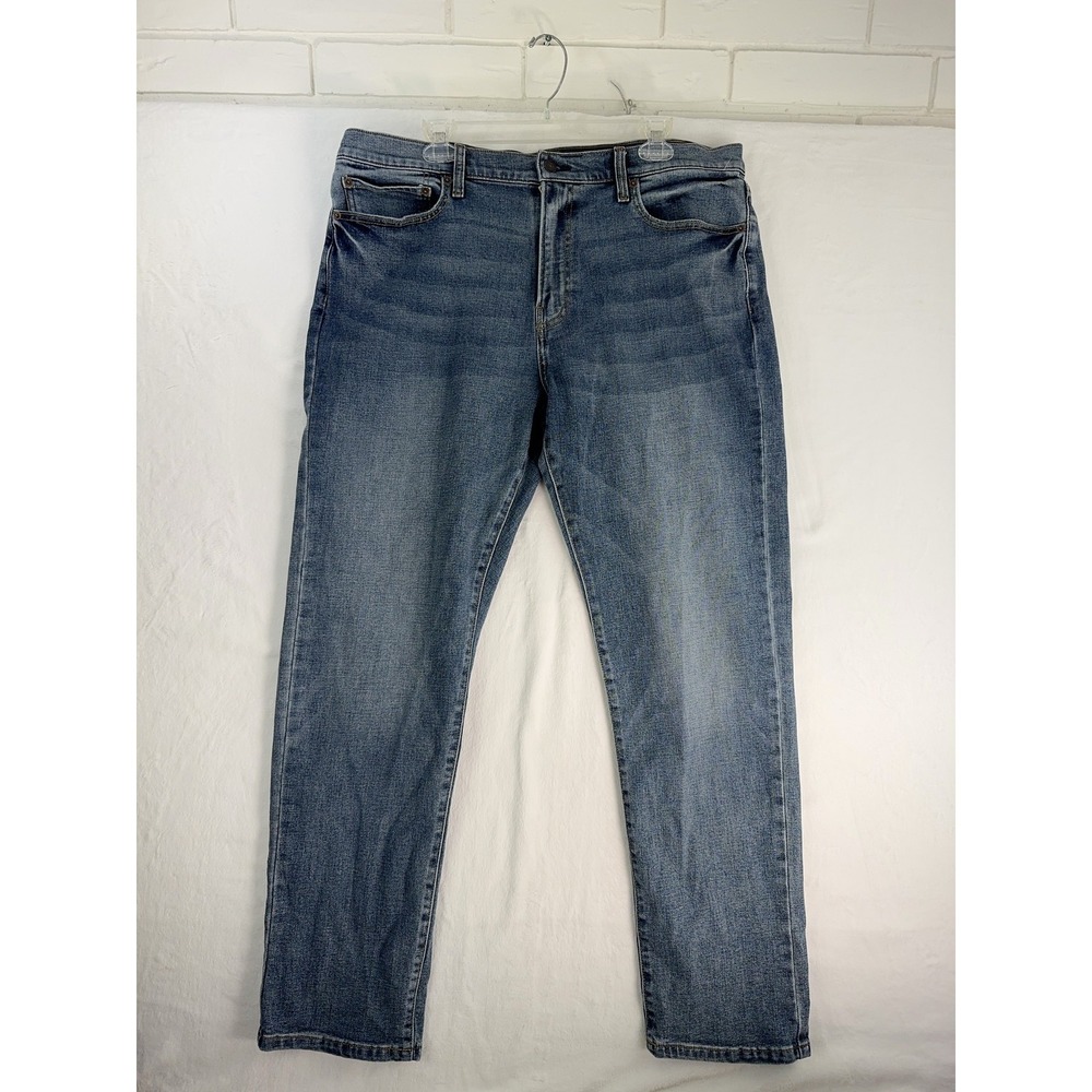 Lucky Brand Jeans Mens 38x32 Blue 121 Slim Straight Denim Classic Casual Pants‎